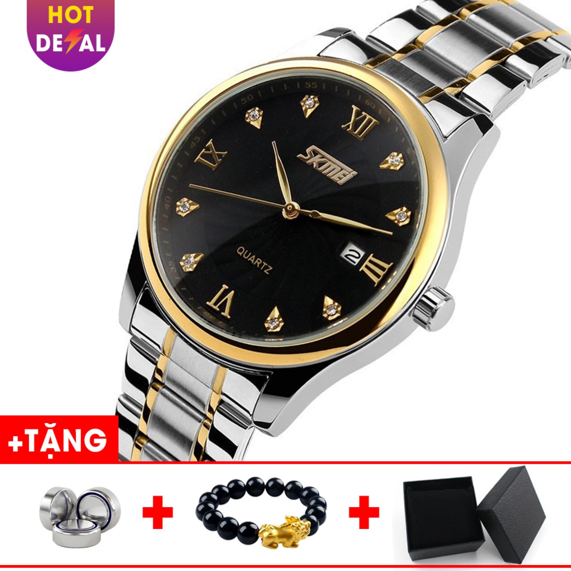 Đồng hồ nam Skmei thép chống nước - SK009-350