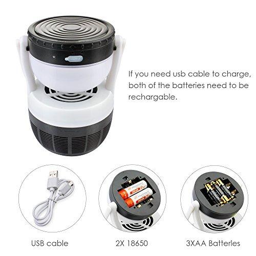 Đèn bắt muỗi 2X18650