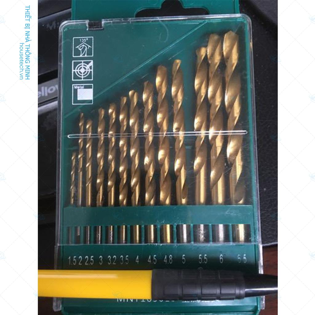 BỘ 13 MŨI KHOAN THÉP GIÓ MINI HT310