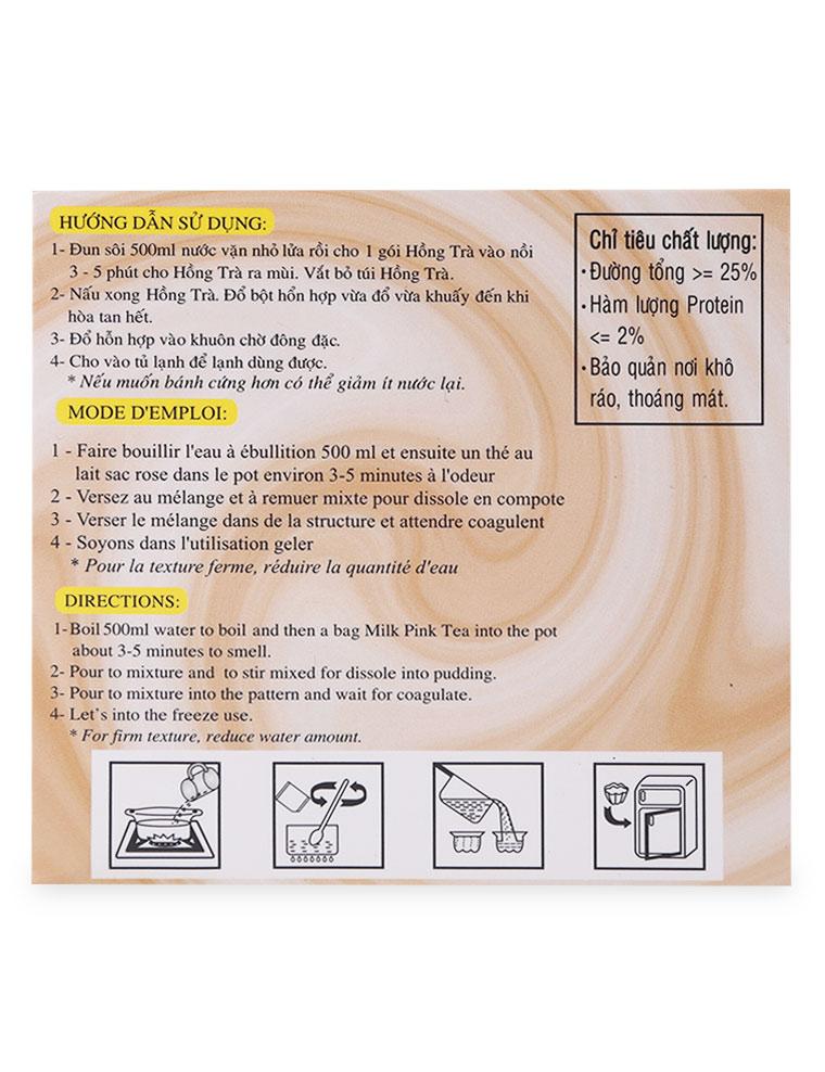Bột Rau Câu Pha Sẵn Trà Xanh 3K 140g