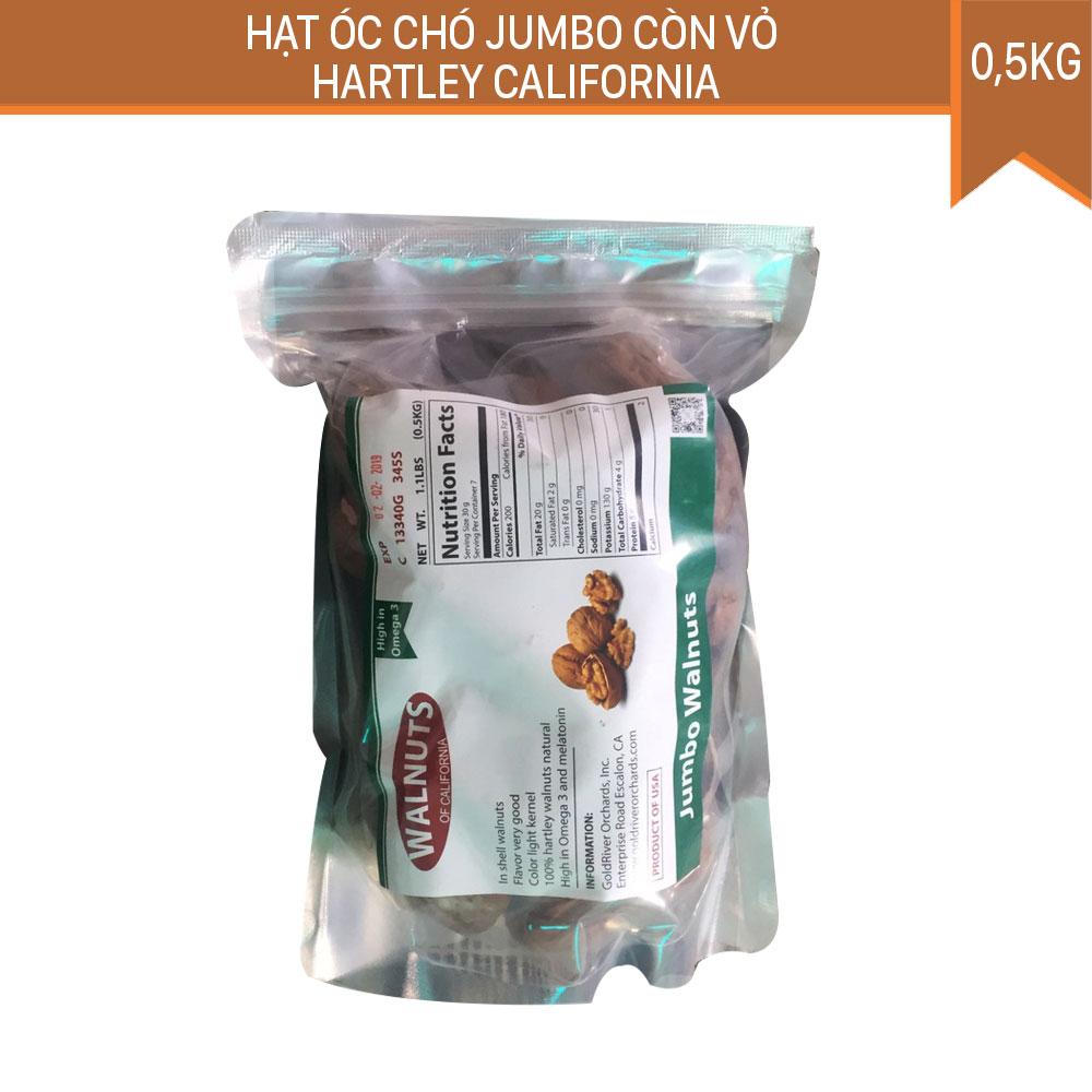 Hạt óc chó Jumbo Hartley California