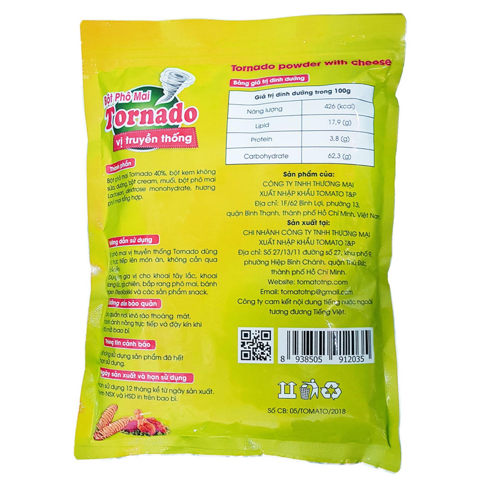 Bột phô mai Tornado 1KG