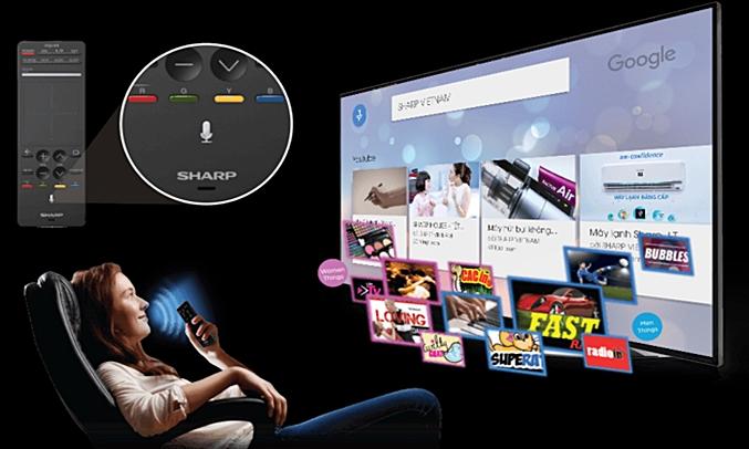 Tivi Sharp LC-50LE580X 50inch Android Full HD