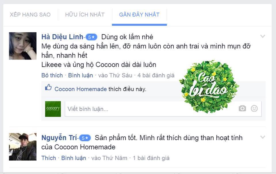 Mặt Nạ Thải Độ Da , Trị Mụn Ẩn Cocoon Cao Khổ Qua 30ml