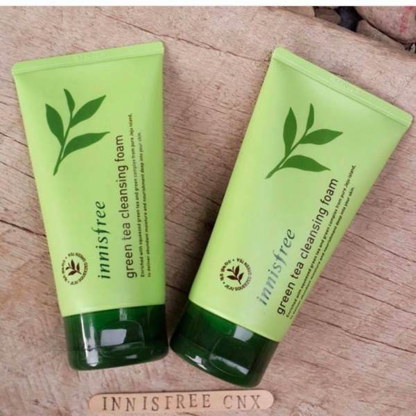Sữa rửa mặt chiết xuất trà xanh trị mụn INNISFREE Hàn Quốc (150ml)
