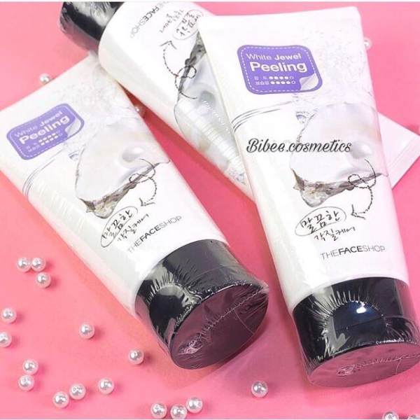 Tẩy da chết mặt The Face Shop Smart Peeling White Jewel