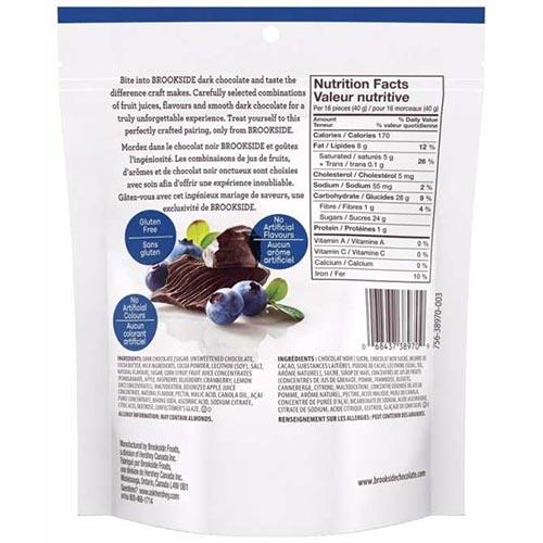 Kẹo Chocolate Đen Brookside Quả Việt Quất