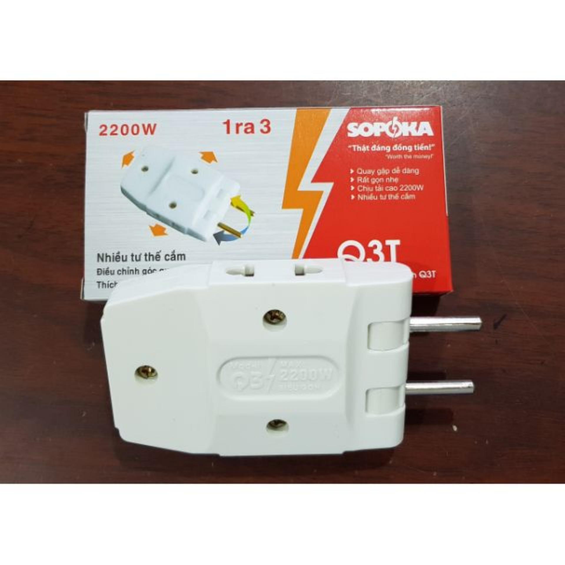 PHÍCH CẮM ĐIỆN SOPOKA Q3A