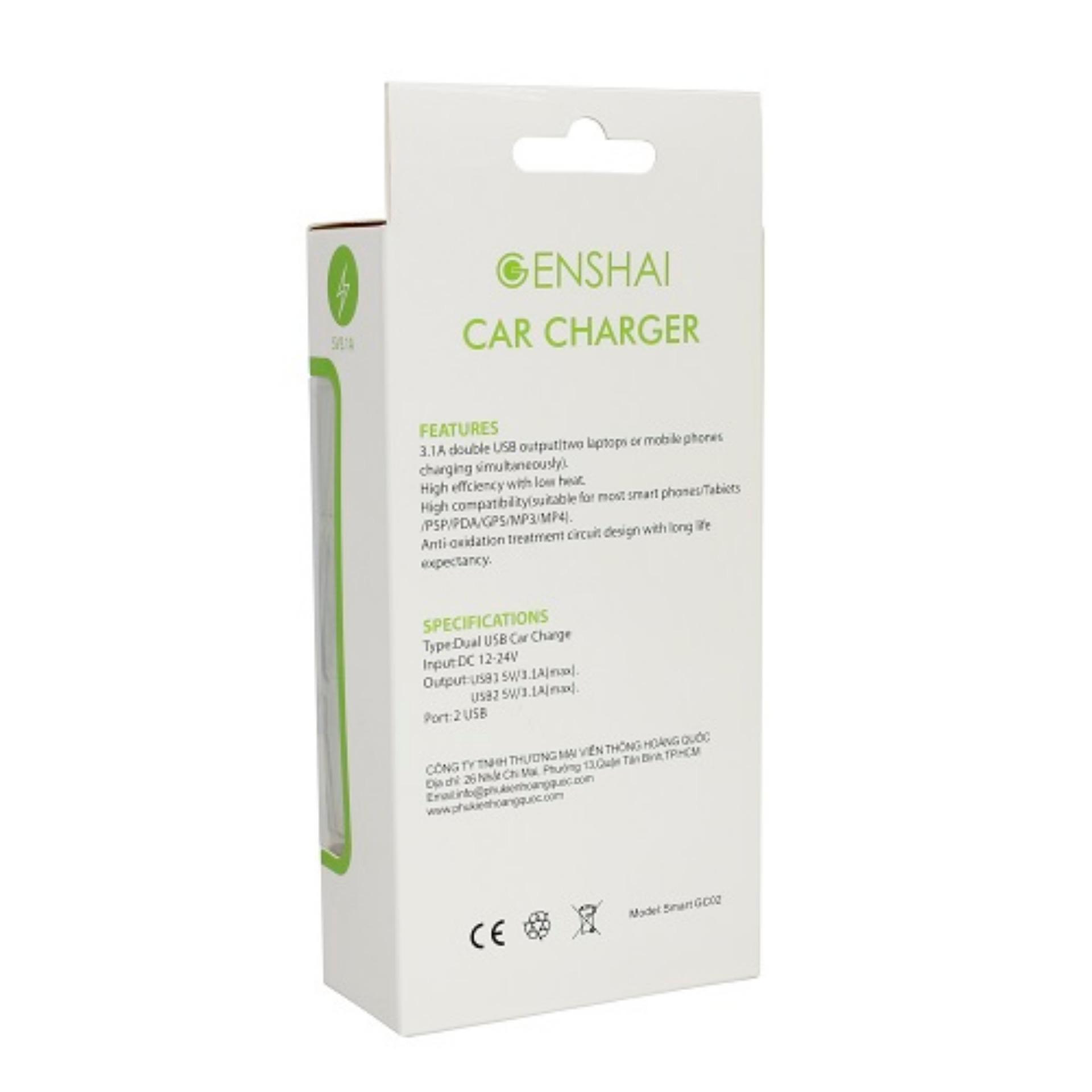 Sạc Xe Hơi Genshai Smart GC02