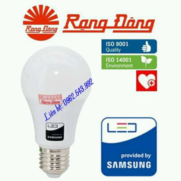 Bóng Đèn LED BULB đủ w(2w.3w,5w,7w,9w,12w,15w,202,30w) a/s trắng.Rạng Đông, Chip LED SAMSUNG