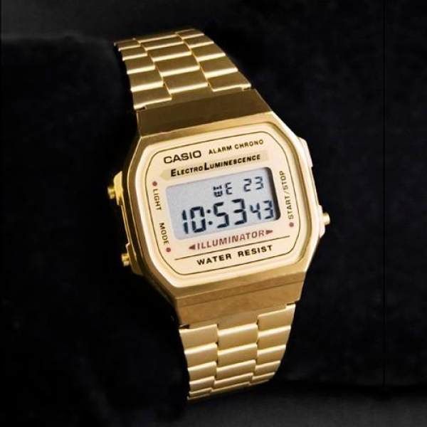 casio a158 gold