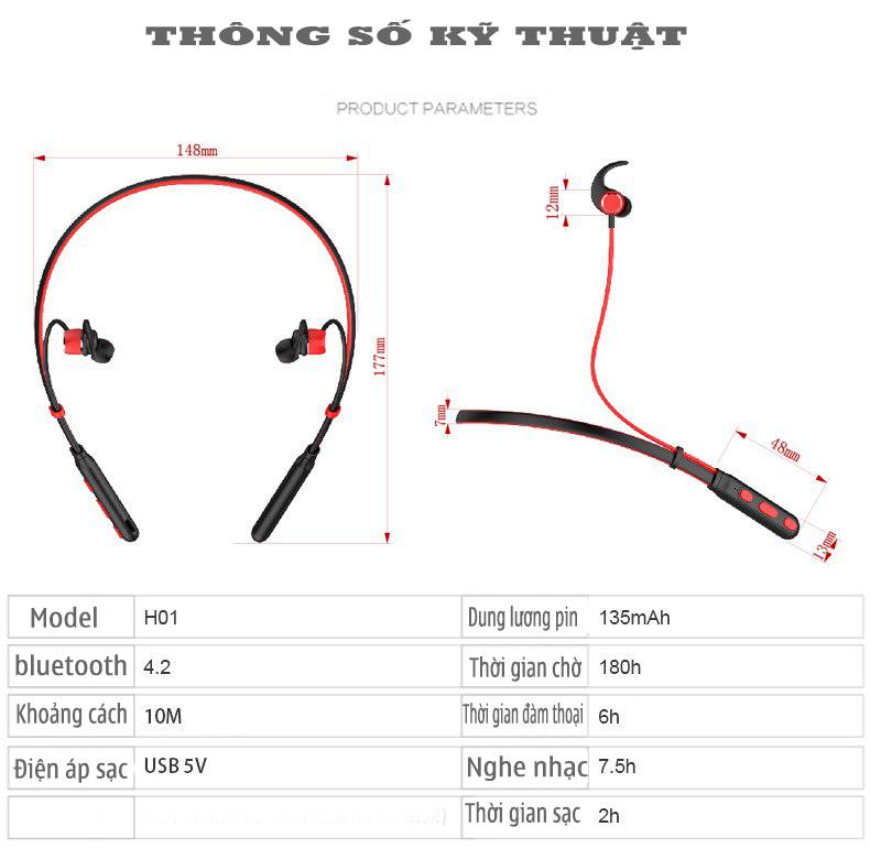 Tai nghe bluetooth H01