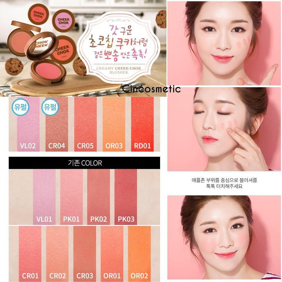 Phấn Má Hồng A'pieu Creamy Cheek Chok Blusher