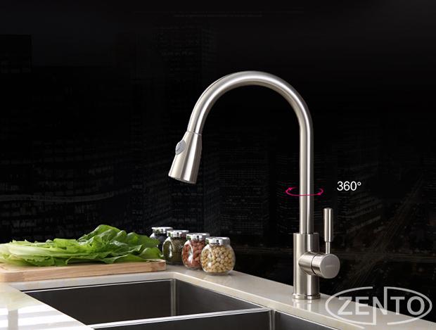 VÒI RỬA BÁT NÓNG LẠNH ZENTO SUS5578