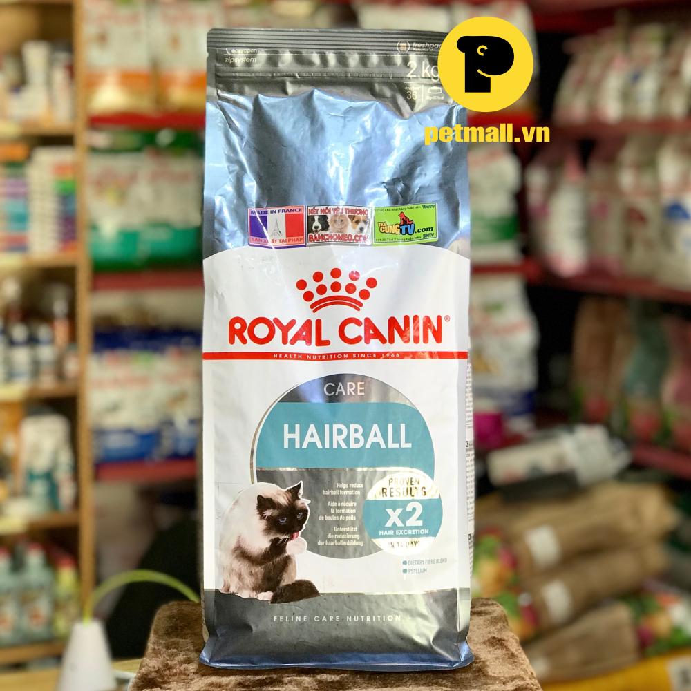 Thức Ăn mèo CANIN HAIRBALL 2Kg
