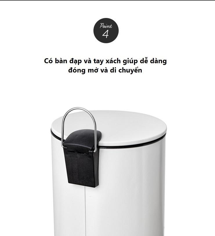 Thùng đựng rác Lock&Lock BYP101 3L