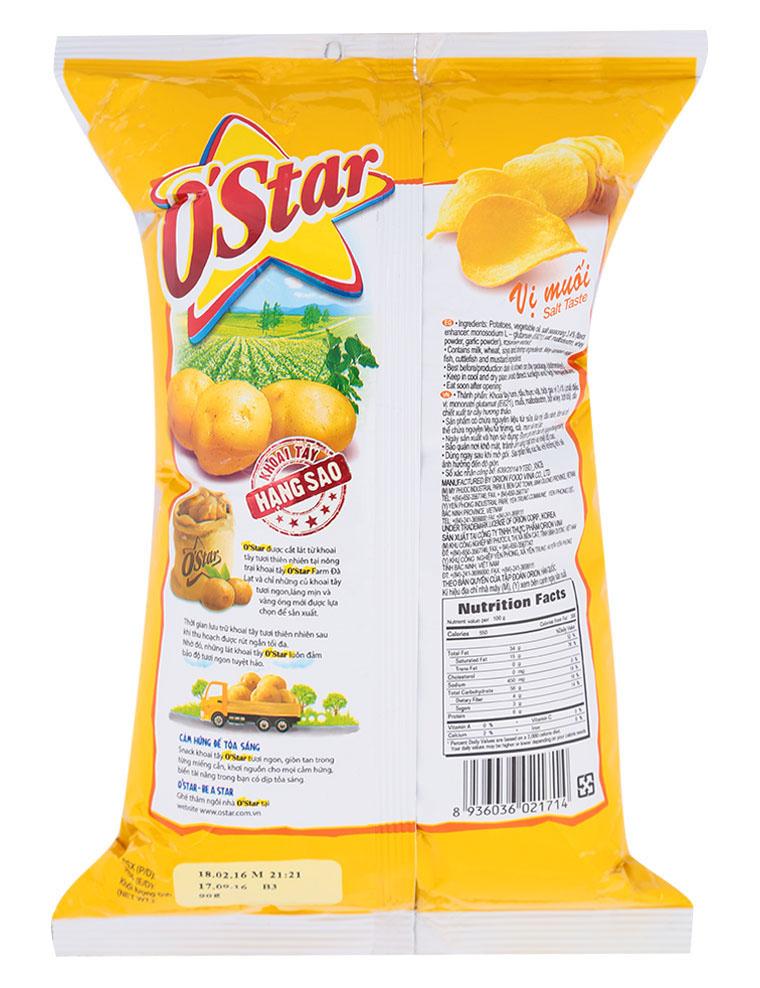 Snack khoai tây O’star - 90g