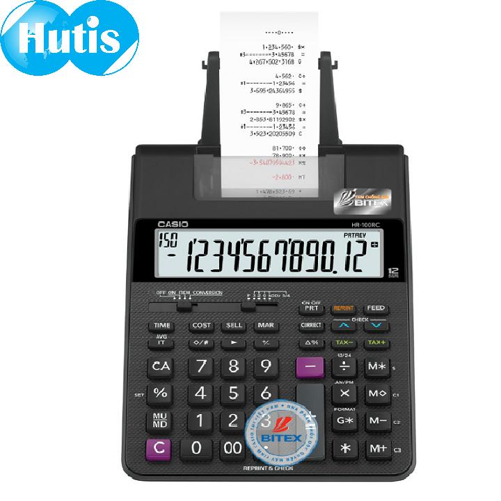 Máy tính tiền in bill Casio HR100RC