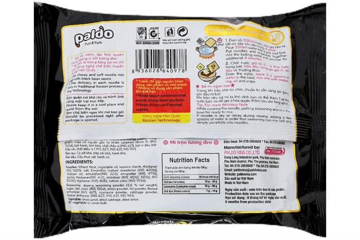 Mì Koreno tương đen 115g 5 gói