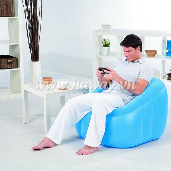 Ghế bơm hơi hình bánh 75046