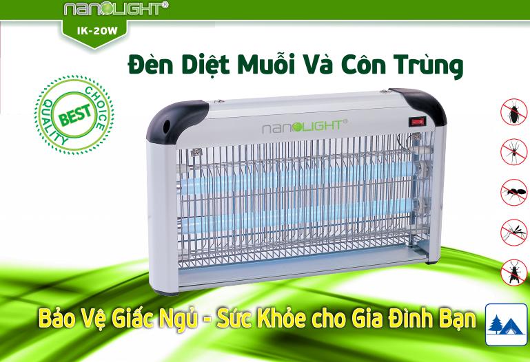 ĐÈN NGỦ DIỆT MUỖI NANOLIGHT IK-20W