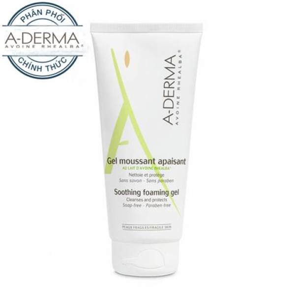Sửa rửa mặt Aderma soothing Foaming gel 200ml