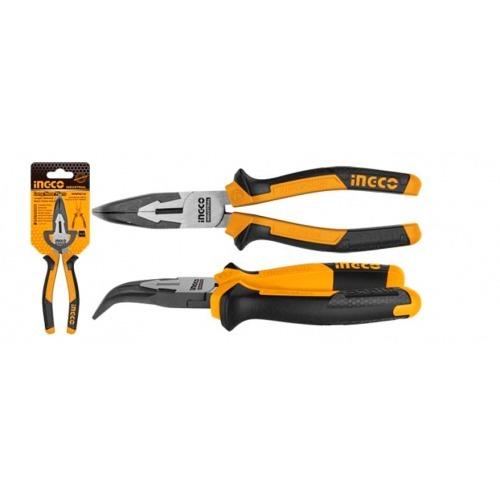 Kềm mũi nhọn mỏ cong Ingco HBNP28168