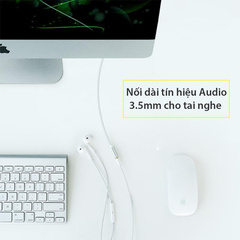 Cáp Audio 3.5mm dài 1,5m Ugreen 10775