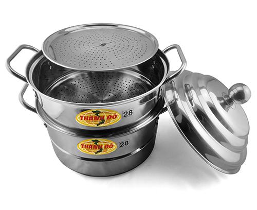 XỬNG HẤP INOX THÀNH ĐÔ 32CM