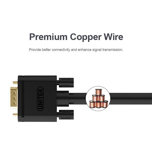 CÁP VGA 20M UNITEK Y-C508