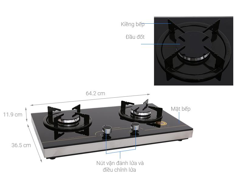 Bếp gas Sanko G-cooker đôi