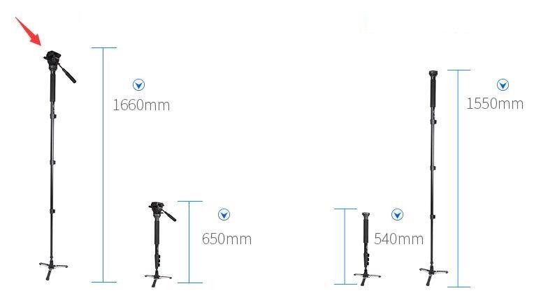 Chân máy ảnh Monopod Yunteng VCT-588