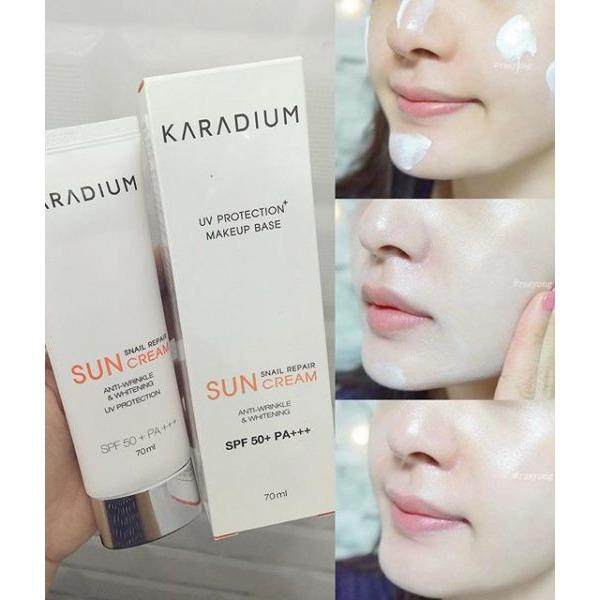 Kem chống nắng Karadium SPF50 70ml - tuýp trắng