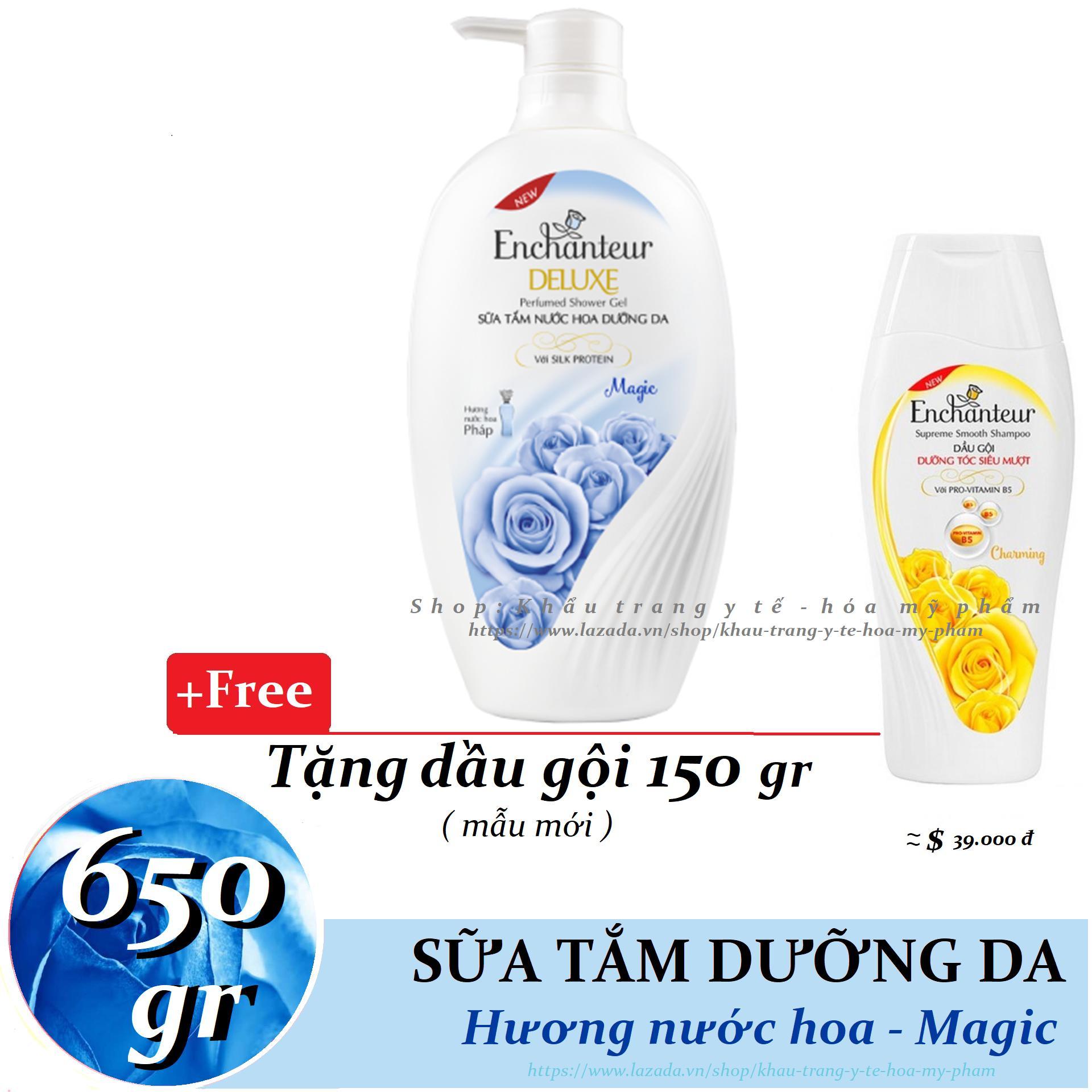 Sữa Tắm Nước Hoa Enchanteur Magic 650g