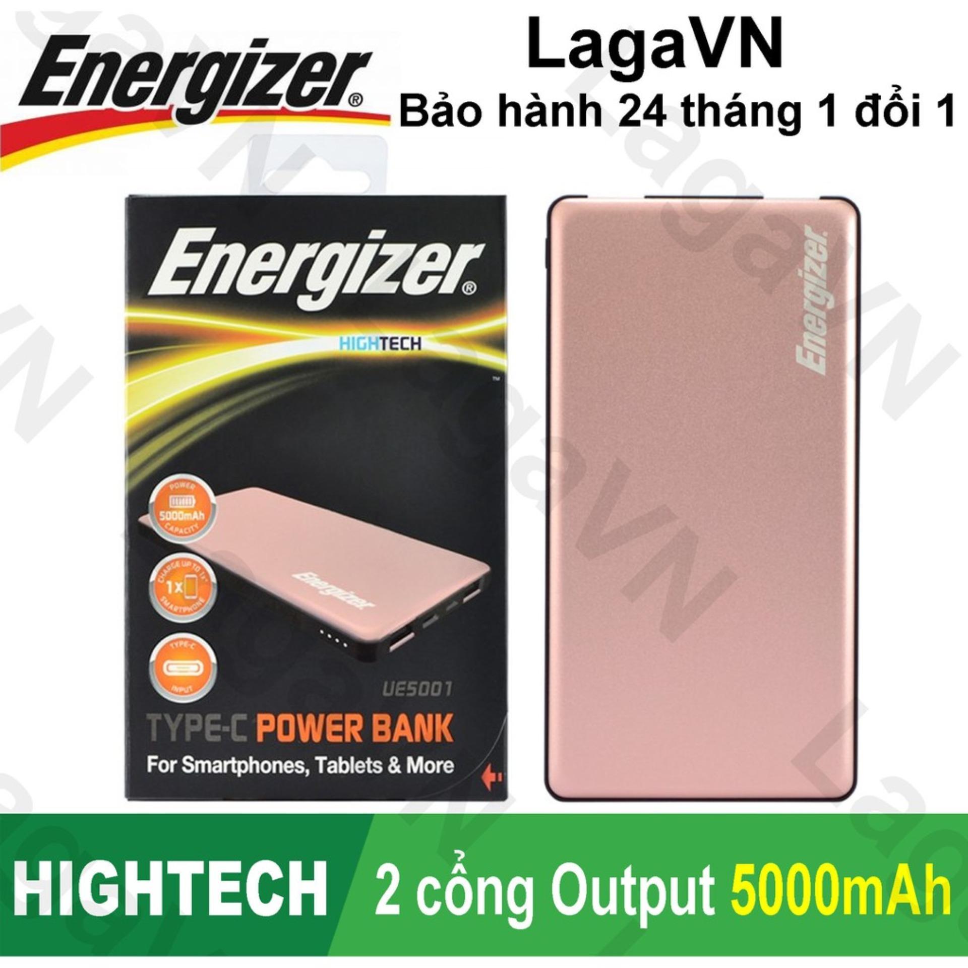 Pin sạc dự phòng Energizer UE5001GY  5,000mAh