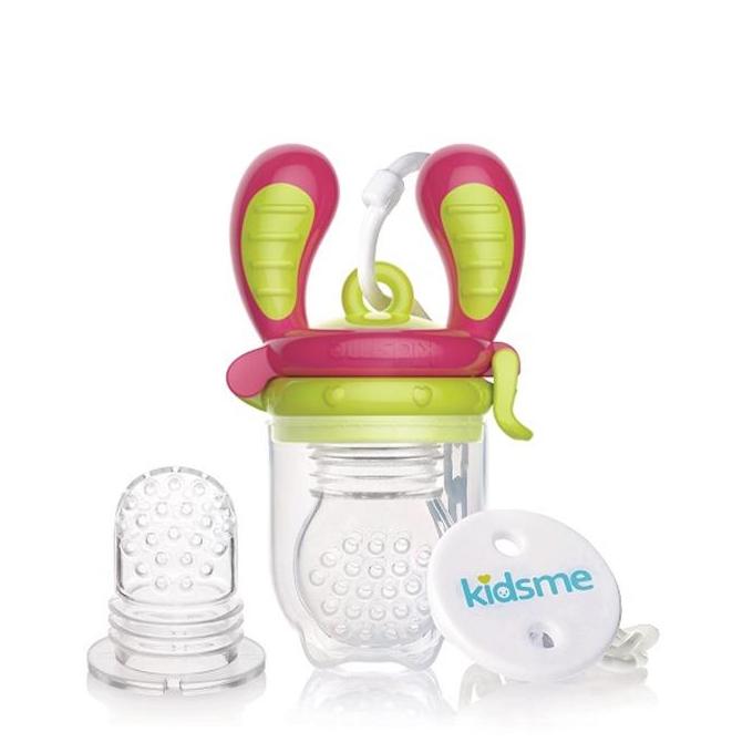 Bộ túi nhai trái cây thịt cá chống hóc Silicone KIDSME