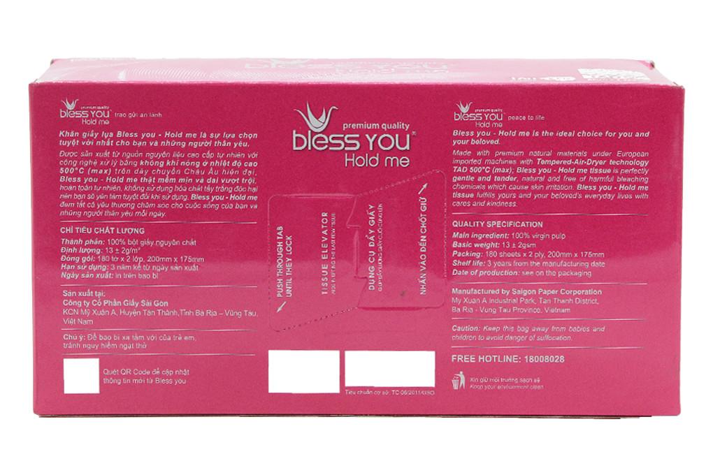 Giấy lụa Bless You Hold Me hộp 180 tờ