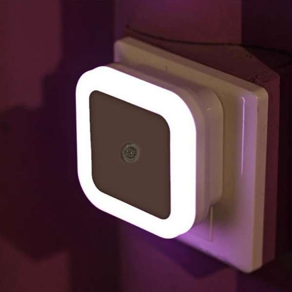 ĐỒNG GIÁ Đèn phòng ngủ LED cảm ứng treo tường, Bóng đèn phòng ngủ LED cảm ứng treo tường, Đèn ngủ tự động cảm ứng ánh sáng, Đèn ngủ LED cảm ứng tự động bật tắt theo ngày đêm 1W (màu ngẫu nhiên)
