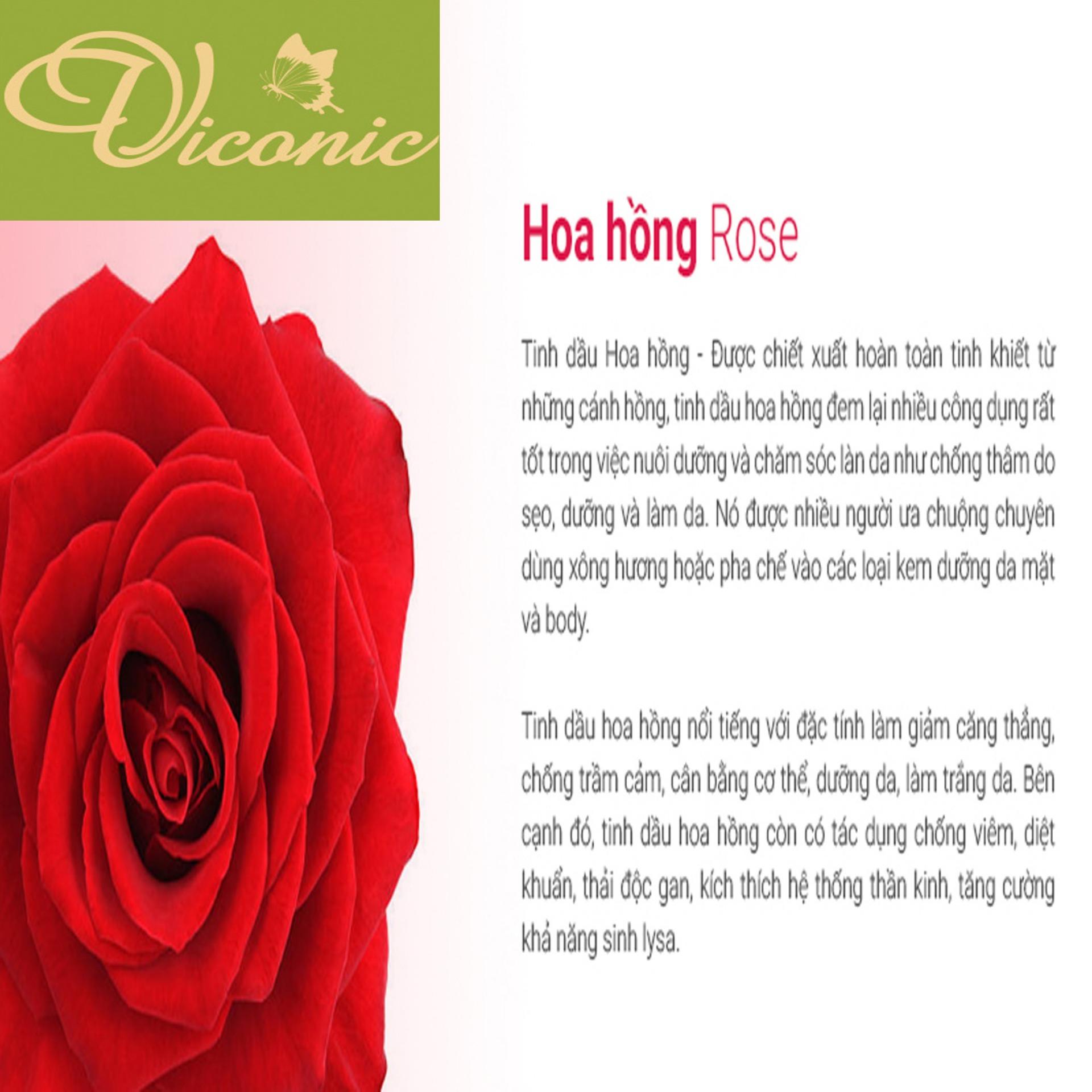 Tinh dầu hoa hồng Viconic