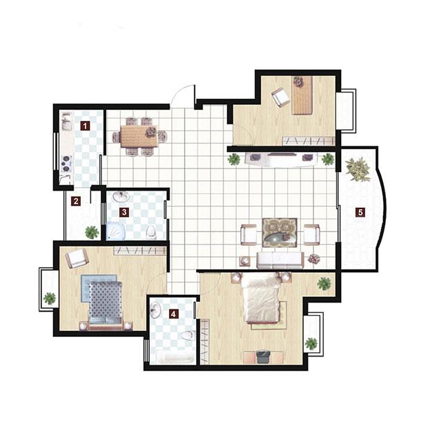 Phễu thoát sàn chống hôi NX6262