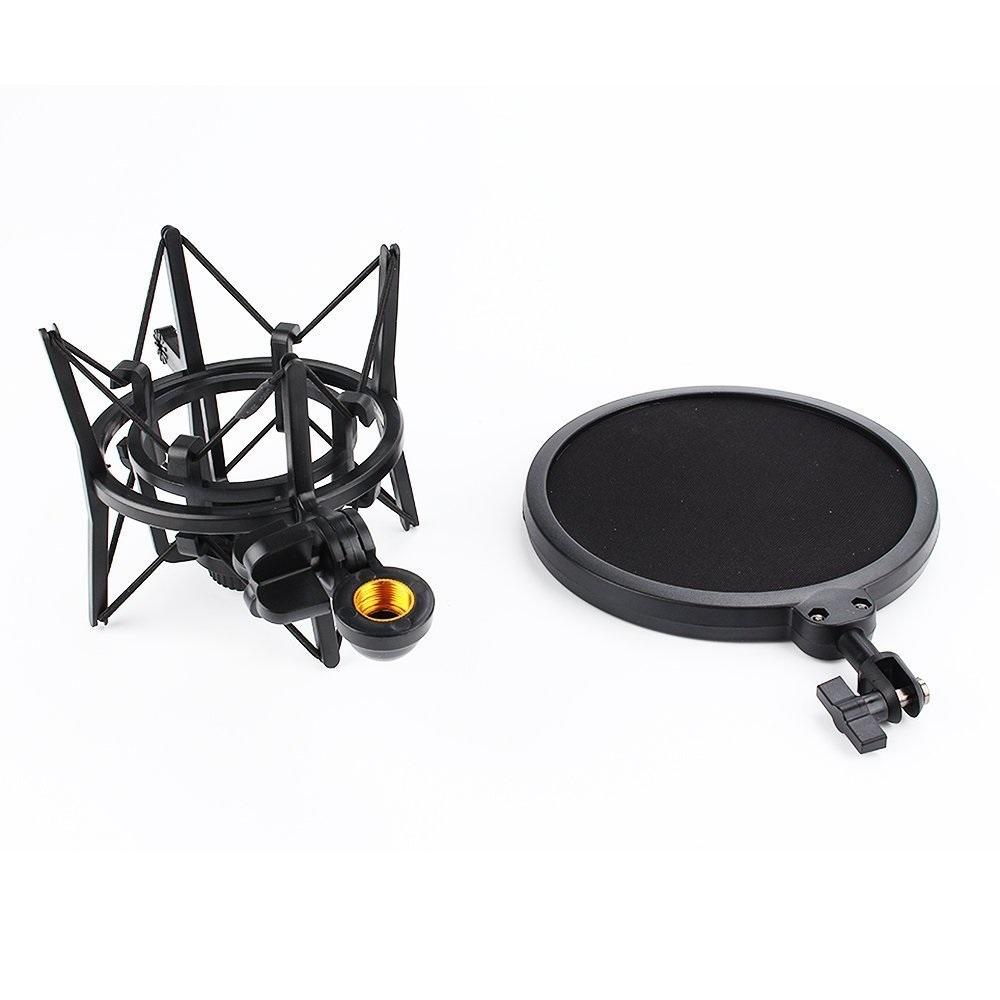 Shock Mount Kèm Màng Lọc Âm Cho Micro YL-101
