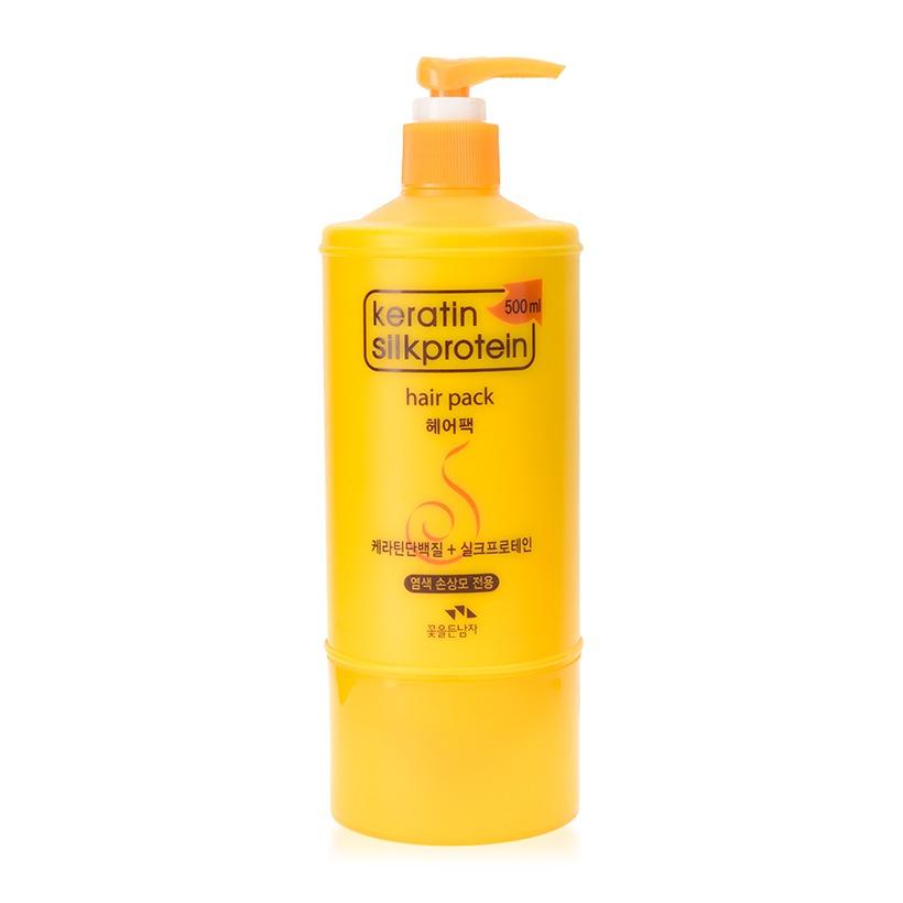 Dầu Xả Ủ Tóc 2 In 1 Tinh Chất Tơ Tằm Flor de Man Keratin Silkprotein 500ml