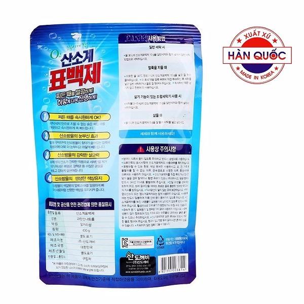 Bột tẩy quần áo oxygen Sandokkaebi combo 2 gói