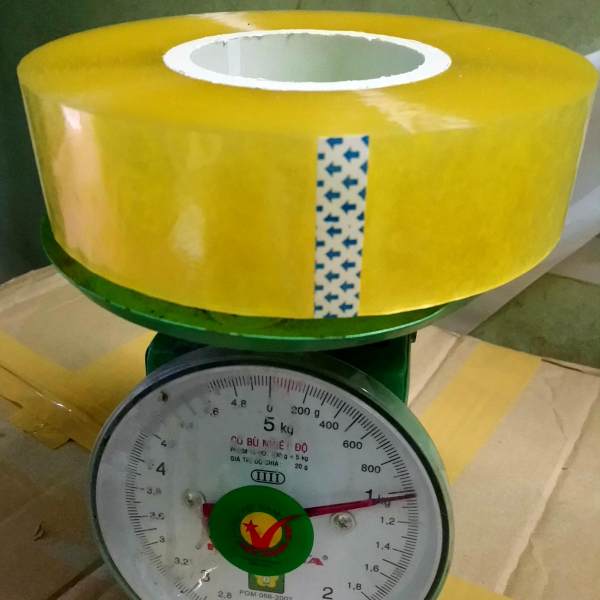 Combo 3 cuộn băng dính dán thùng 1kg 1 cuộn HV