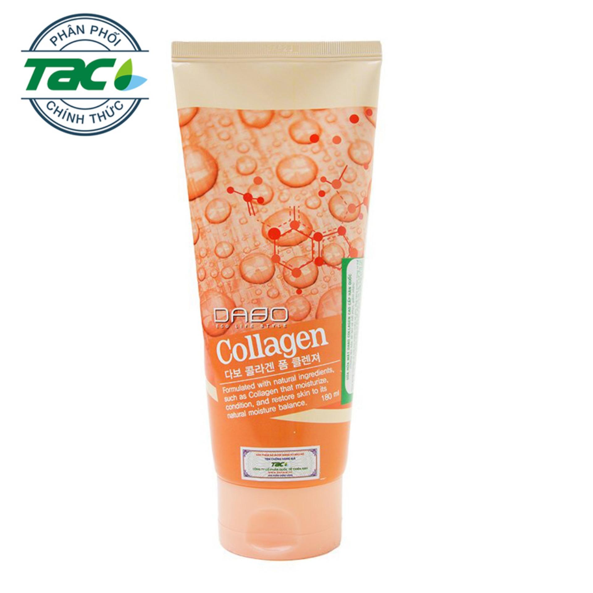 Sữa Rửa Mặt Dabo Tinh Chất Collagen 180ml