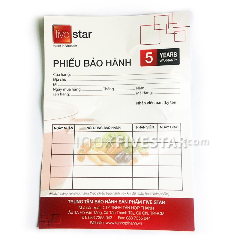 Bộ nồi FiveStar Oval 5 chiếc