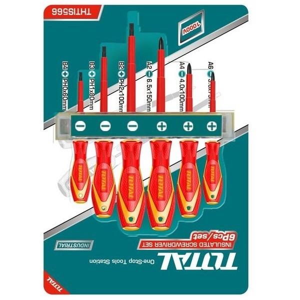 Bộ tuốc nơ vít Total THTIS566