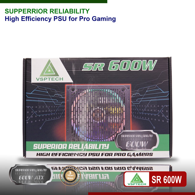 Nguồn máy tính VISION VSP 600W