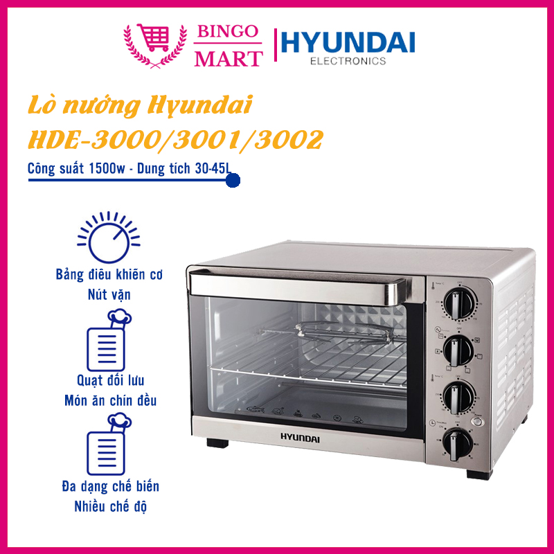 Lò nướng Hyundai HDE-3000S 30L