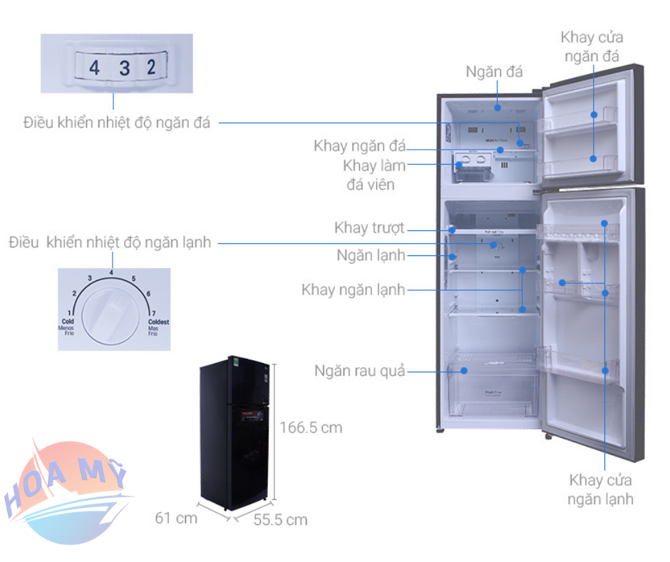 Tủ lạnh LG GN-L255PS/L255S
